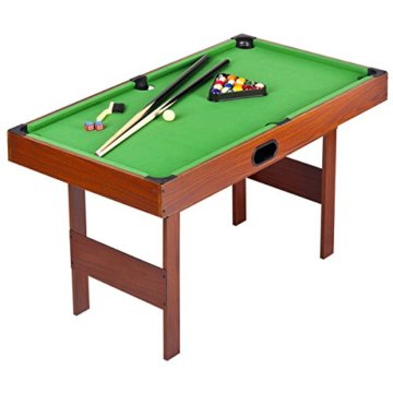 BILLARDTISCH 120CM POOLBILLARD BILLARD TISCH GRÜN MIT ZUBEHÖR  ZUM MITNEHMEN  FüR KLEINE UND GROßE BILLARD FANS AB 8 JAHRE - 4