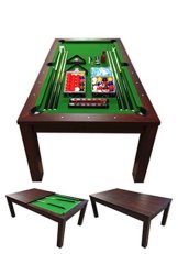 Billardtisch Billard Modell GREEN STAR 7 FT Billard-Spiel Messung 188 x 96 cm Neue - 1